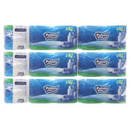 Thùng khăn giấy bếp Pulppy 20 cuộn (10 gói x 2 cuộn)